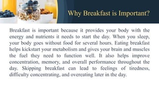 Breakfast this About Breakfast And Food | PDF