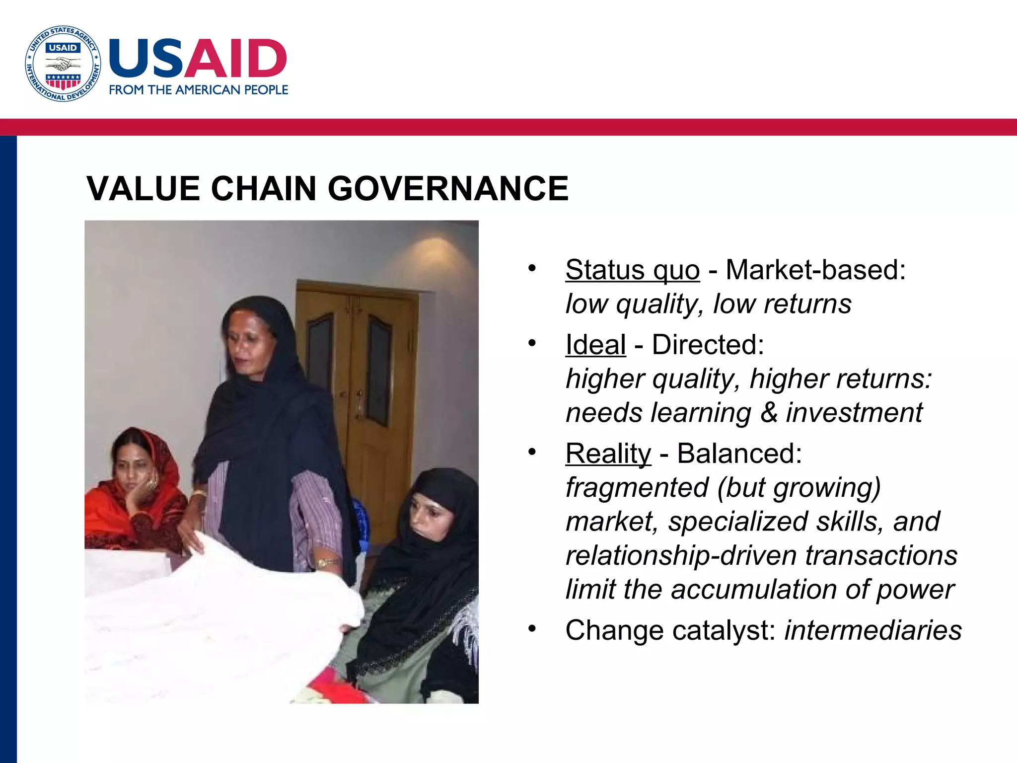 Gender Sensitive Value Chain Development: Learning from the Embroidered ...