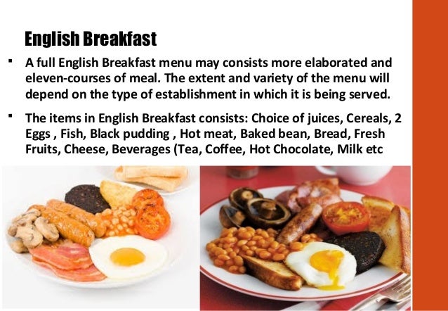 Blackboard And Chalk Menu For The Brits Traditional English Breakfast Stock Photo Alamy