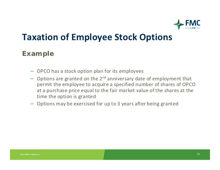 Are stock options taxable upon vesting
