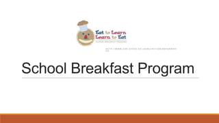 HTTP://WWW.CDE.STATE.CO.US/NUTRITION/SBPGRAPHI
CS

School Breakfast Program

 