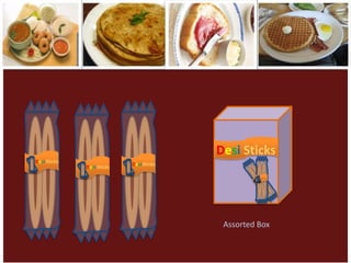 Desi Sticks
Desi Sticks
                            Desi Sticks
              Desi Sticks
                                                     Desi
                                                    Sticks




                                           Assorted Box
 