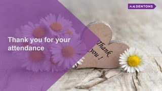 Thank you for your
attendance
 