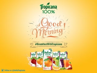 How #BreakfastWithTropicana Became A Platform To Reinforce The Importance Of Breakfast