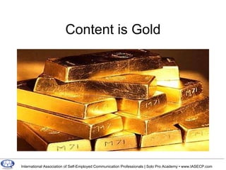 Content is Gold 