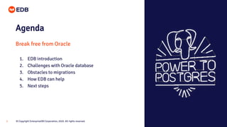 Replacing Oracle with EDB Postgres | PPT