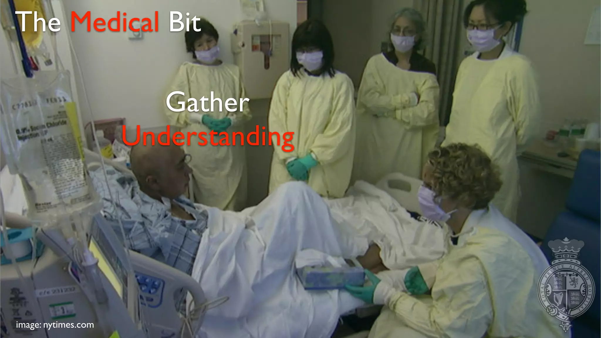 image: nytimes.com
Gather
Understanding
The Medical Bit
 