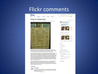 Flickr comments
 