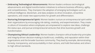 Breaking Barriers Women Leaders Shaping the Future of Business ...