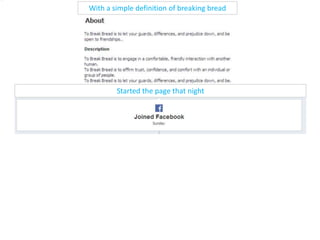 Breaking bread the movement | PPTX