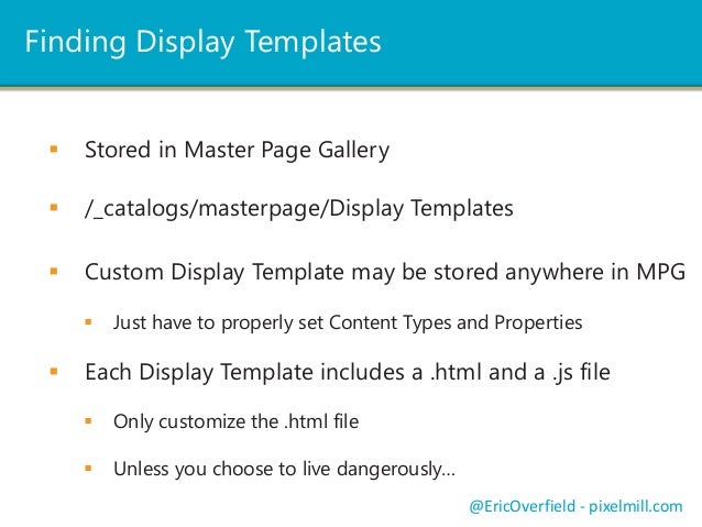 breaking down display templates in sharepoint 2013 create display template sharepoint 2013