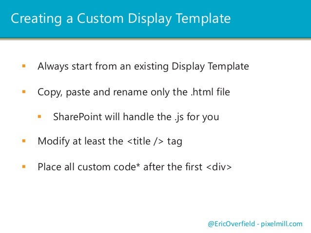 breaking down display templates in sharepoint 2013 create display template sharepoint 2013