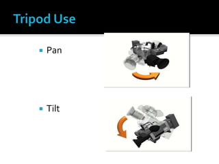  Pan
 Tilt
 