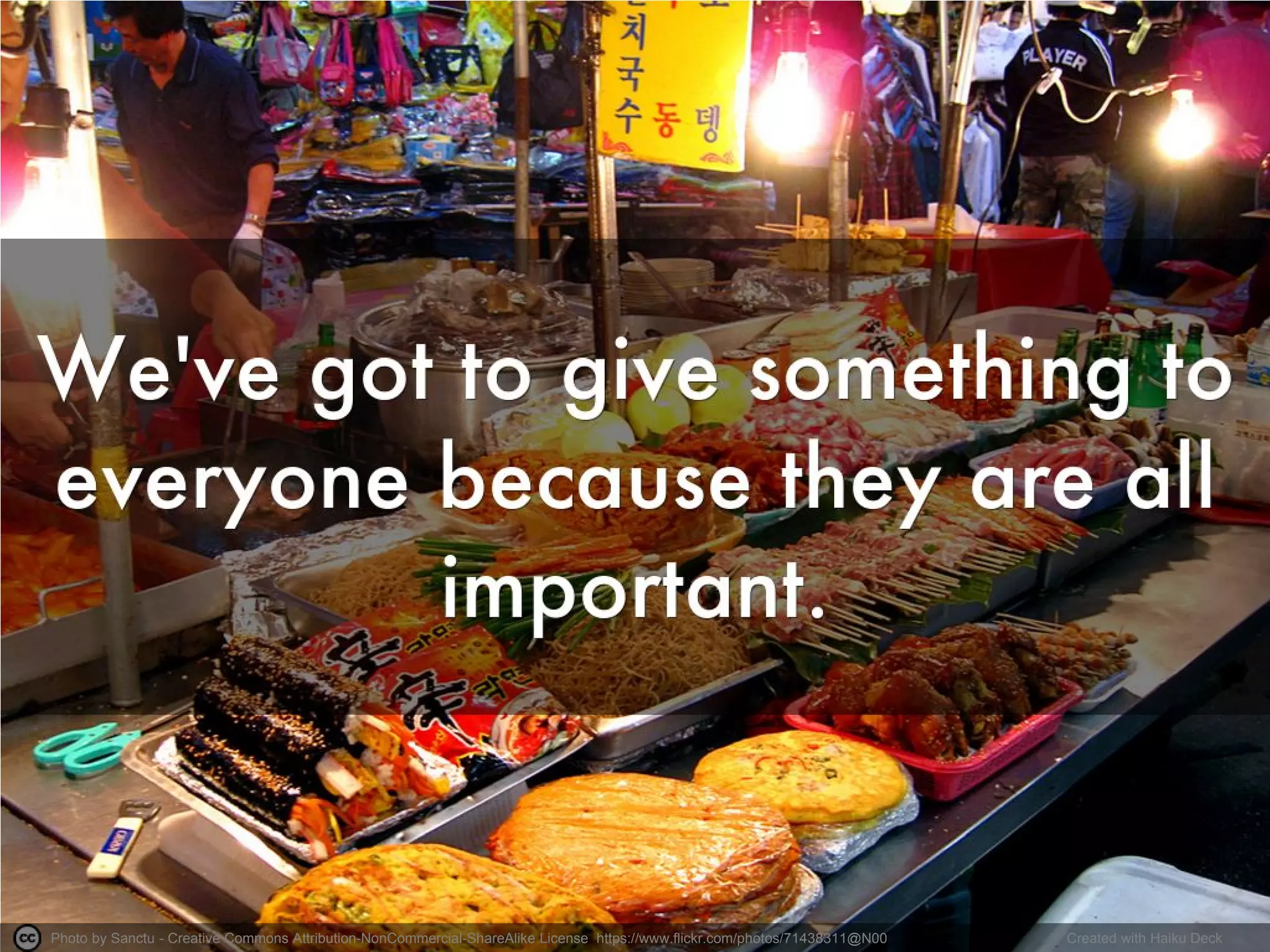 Photo by Sanctu - Creative Commons Attribution-NonCommercial-ShareAlike License https://www.flickr.com/photos/71438311@N00 Created with Haiku Deck
 