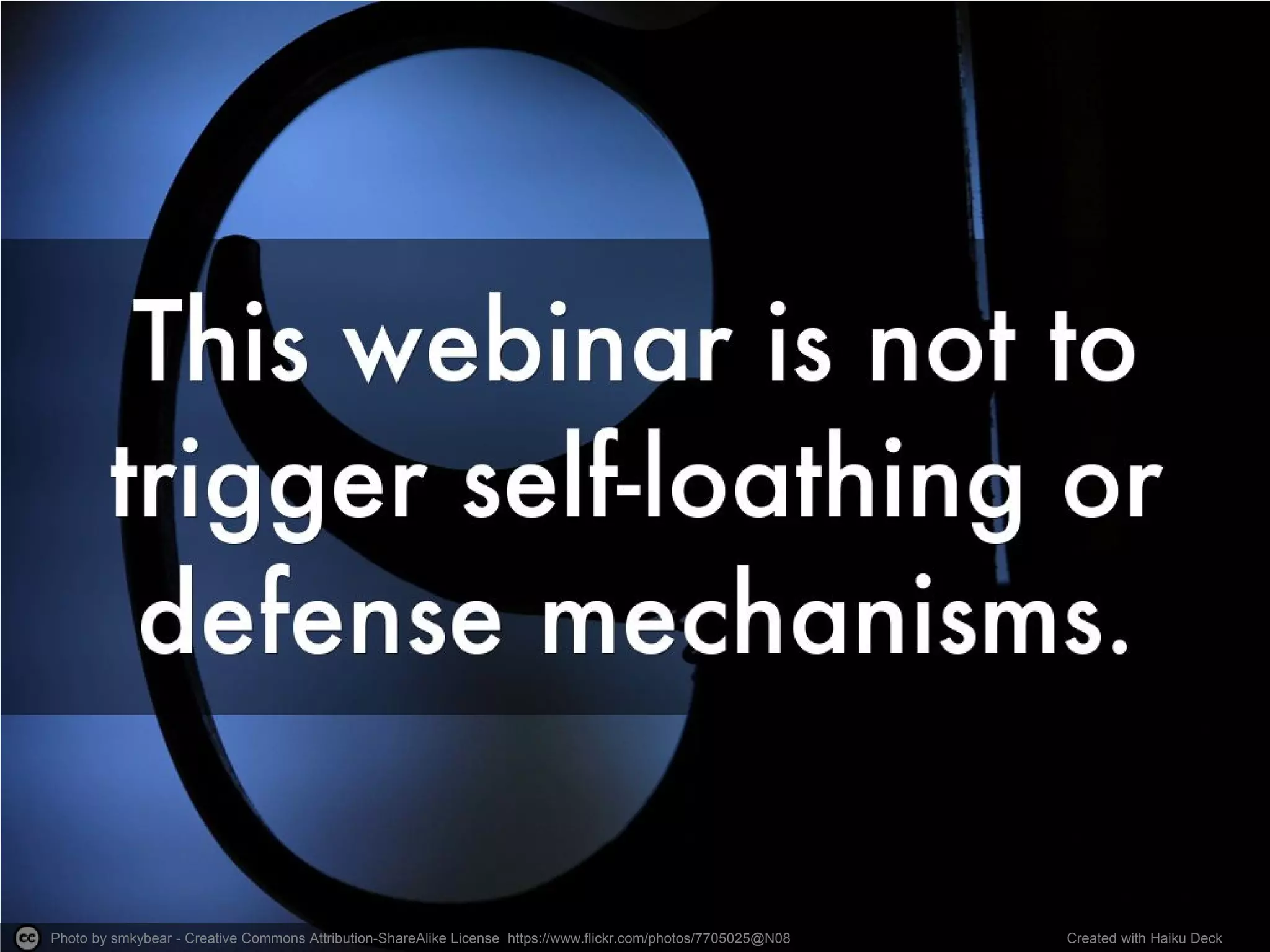 Photo by smkybear - Creative Commons Attribution-ShareAlike License https://www.flickr.com/photos/7705025@N08 Created with Haiku Deck
 