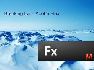 Breaking Ice – Adobe Flex 