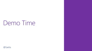 Demo Time
@Saelia
 