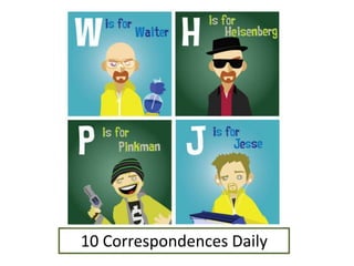 10 Correspondences Daily
 