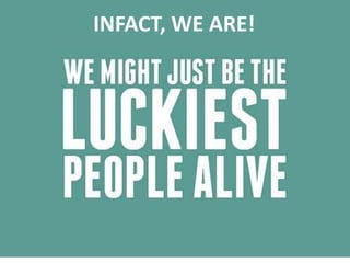 INFACT, WE ARE!




                  3
 