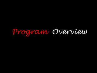 Program  Overview