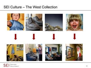 SEI Culture – The West Collection




                                    12
 