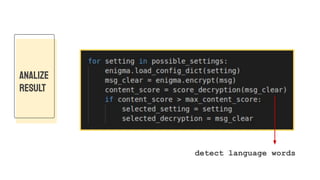 ANALIZE
REsULT
detect language words
 