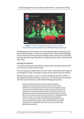 Breaking the food-system divide with Smart Food - good for you, the planet and the farmer