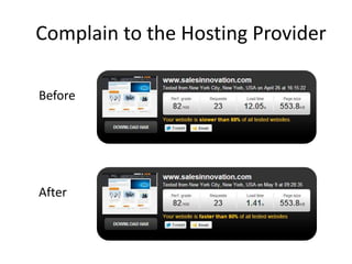 Complain to the Hosting Provider

Before




After
 