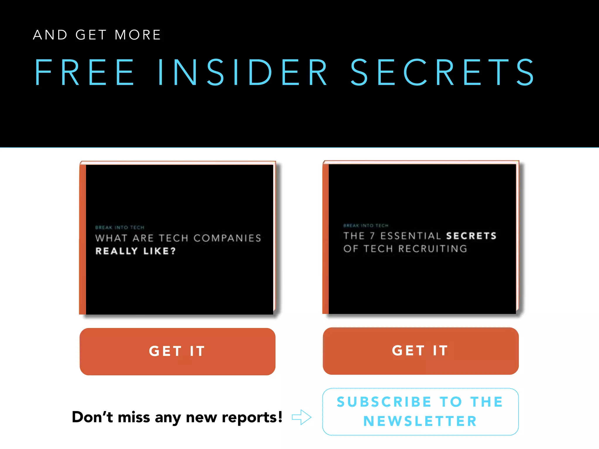 F R E E I N S I D E R S E C R E T S
A N D G E T M O R E
S U B S C R I B E T O T H E
N E W S L E T T E RDon’t miss any new reports!
G E T I TG E T I T
 