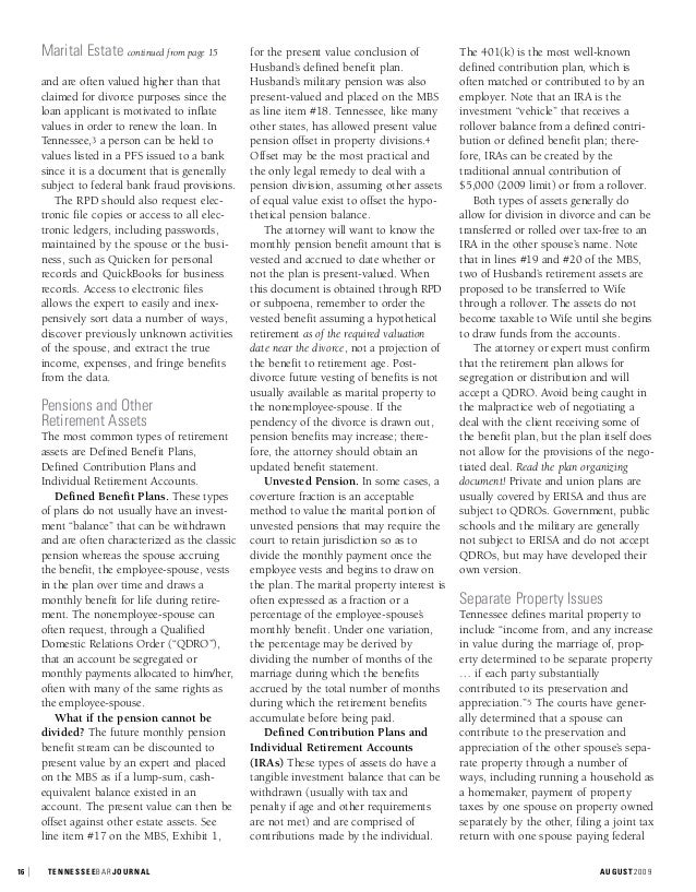 Are unvested stock options marital property