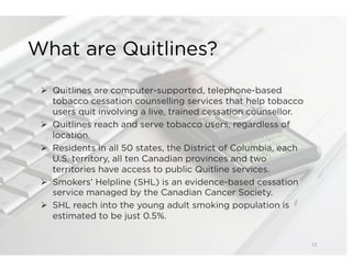 Quit Lines BreakItOff Evaluation | PDF
