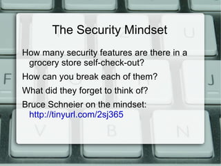 The user may not be permitted anything! 