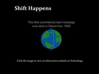Shift Happens




Click the image to view an informative outlook on Technology
 