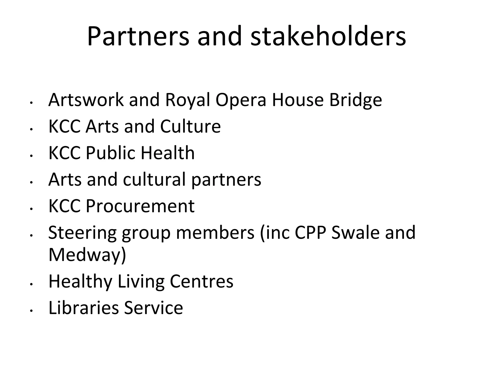 Kent Creative Commissioning Programme | PPT