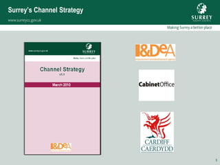 Surrey’s Channel Strategy




                            5
 