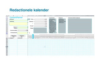 Redactionele kalender!

 
