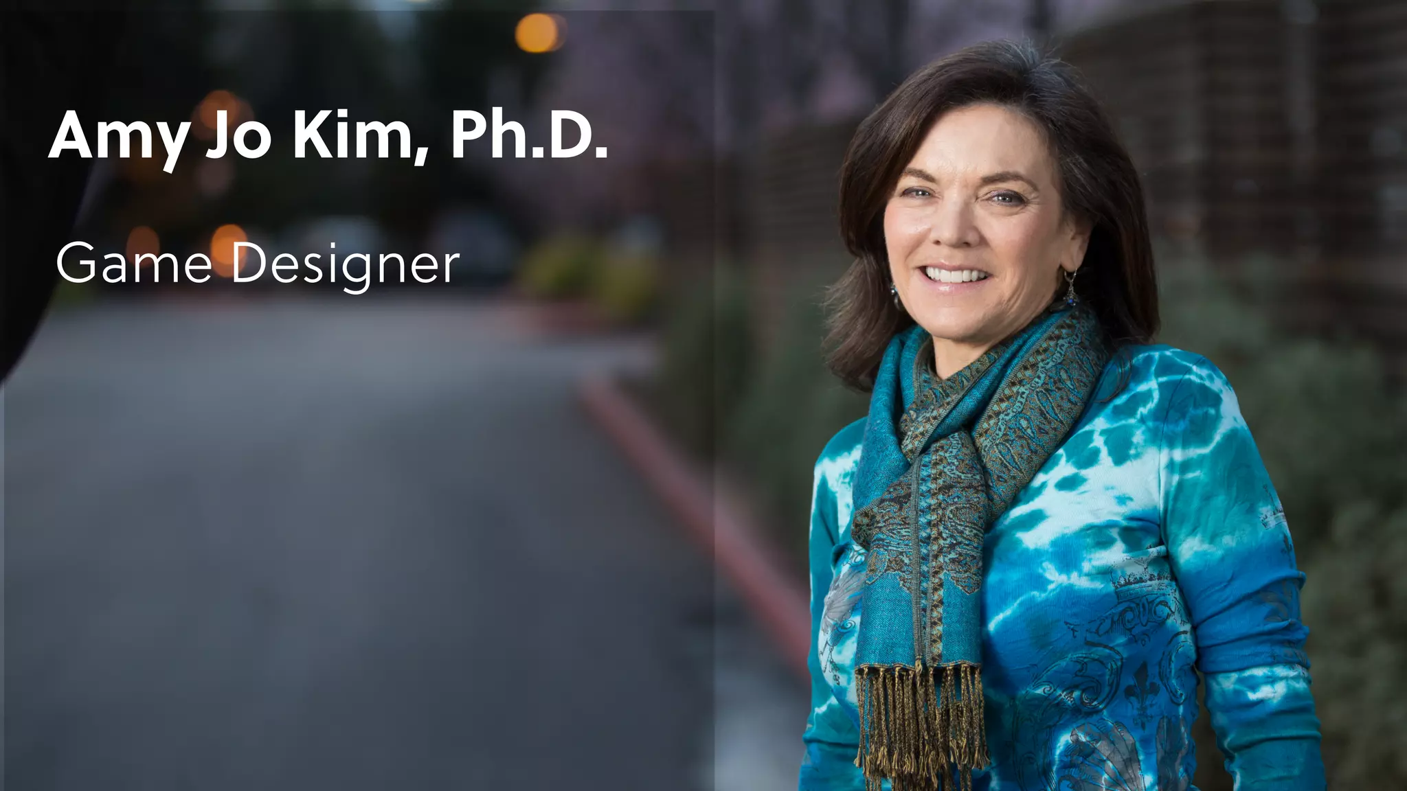 Amy Jo Kim, Ph.D. 
Game Designer
 