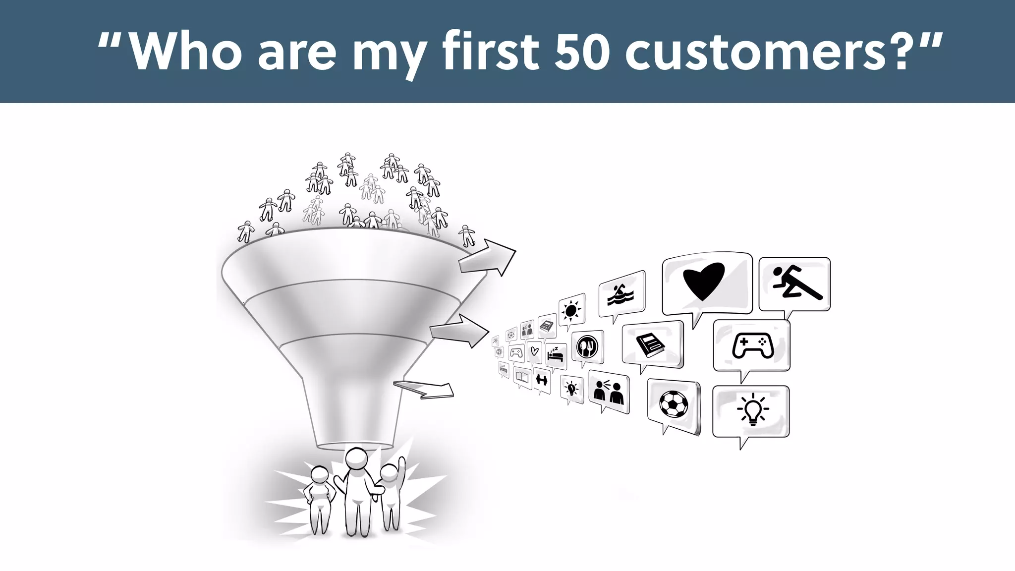 “Who are my ﬁrst 50 customers?”
 