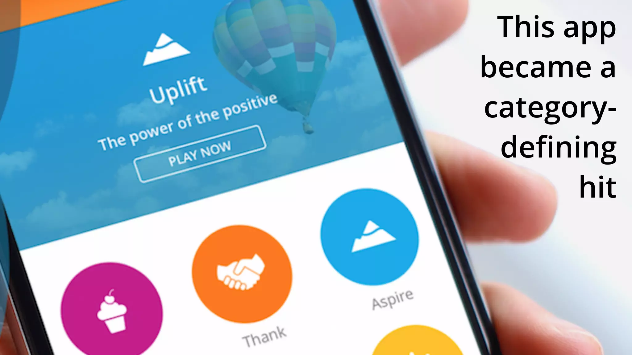 This app
became a
category-
defining
hit
 