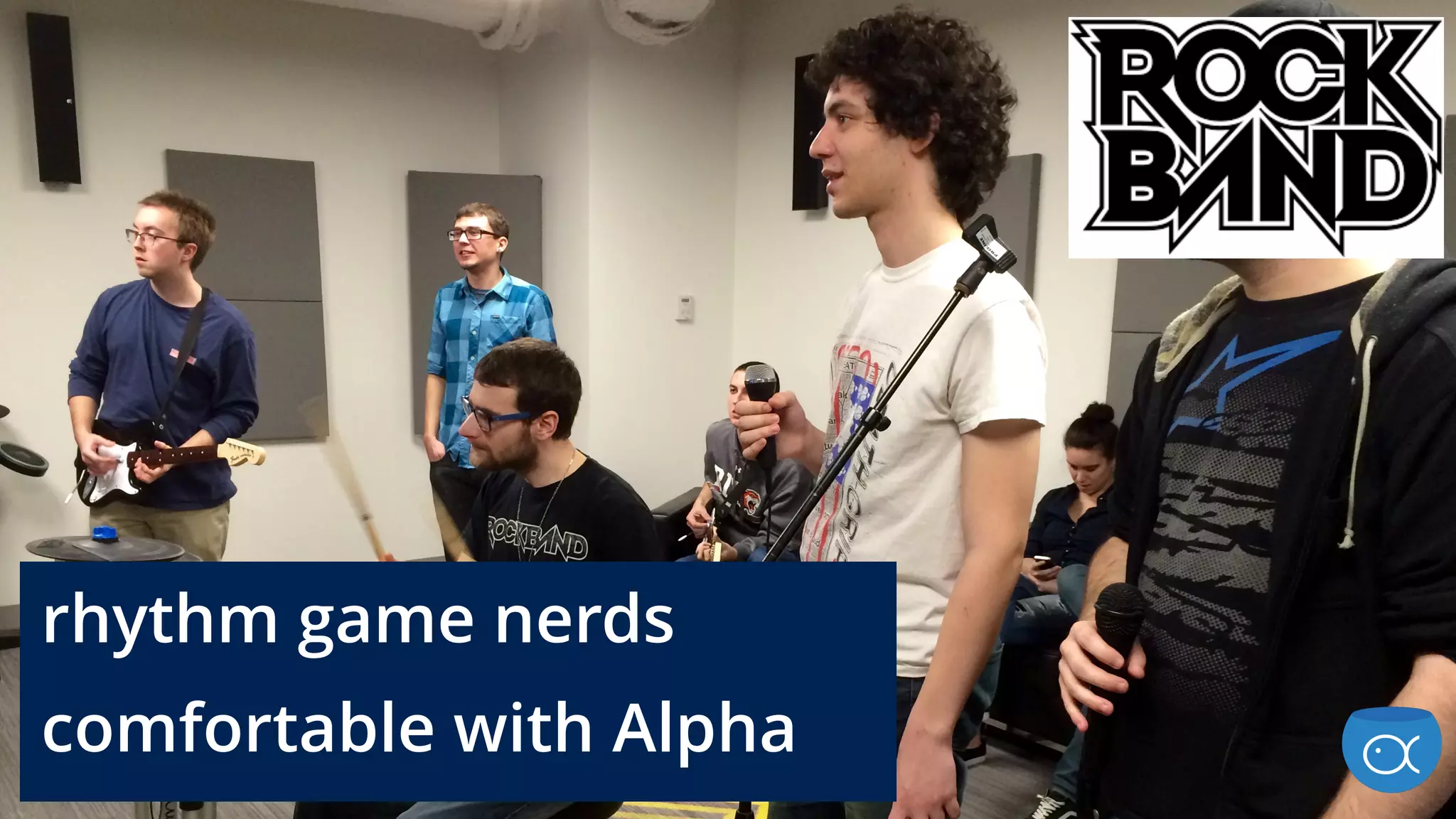 When the game was further along, we DID test our ideas with these casual
gamers. But in the early days, it was our super-fans who helped us bring the
game to life. In a very real sense, those hard-core music gamers were our
co-creators -- our collaborators — able to see what our crude mockups and
simple artwork could become, and — crucially — give us actionable
feedback on how to make it better.
rhythm game nerds
comfortable with Alpha
 