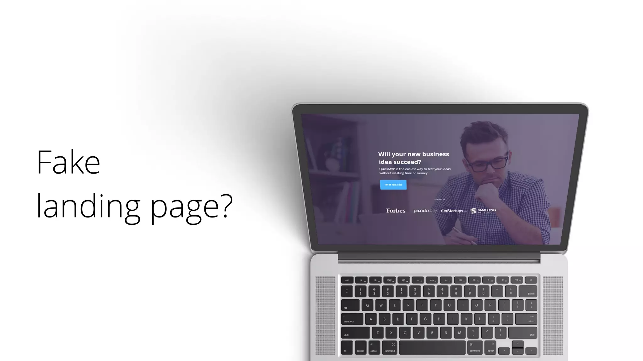 Fake  
landing page?
 