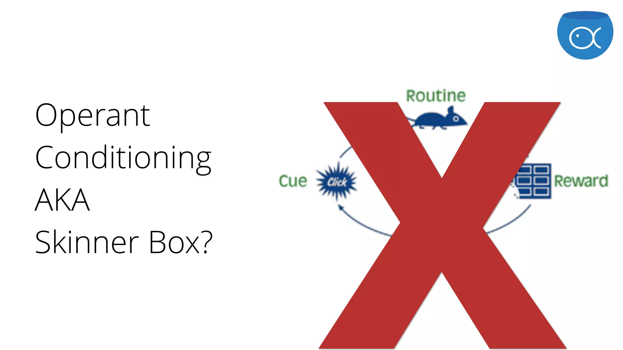 Operant
Conditioning
AKA  
Skinner Box?
X
 