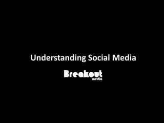 Understanding Social Media
 
