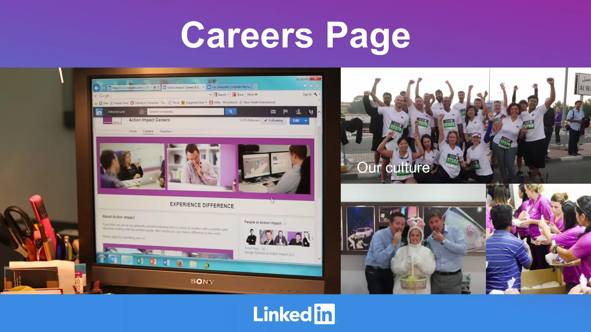 Careers Page
Our culture
 