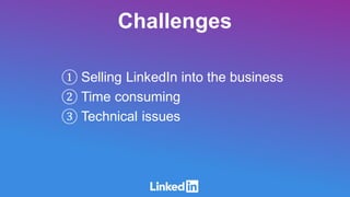 Best practices on LinkedIn for Small and Medium Size Businesses in MENA -- ConnectIn Dubai 2015