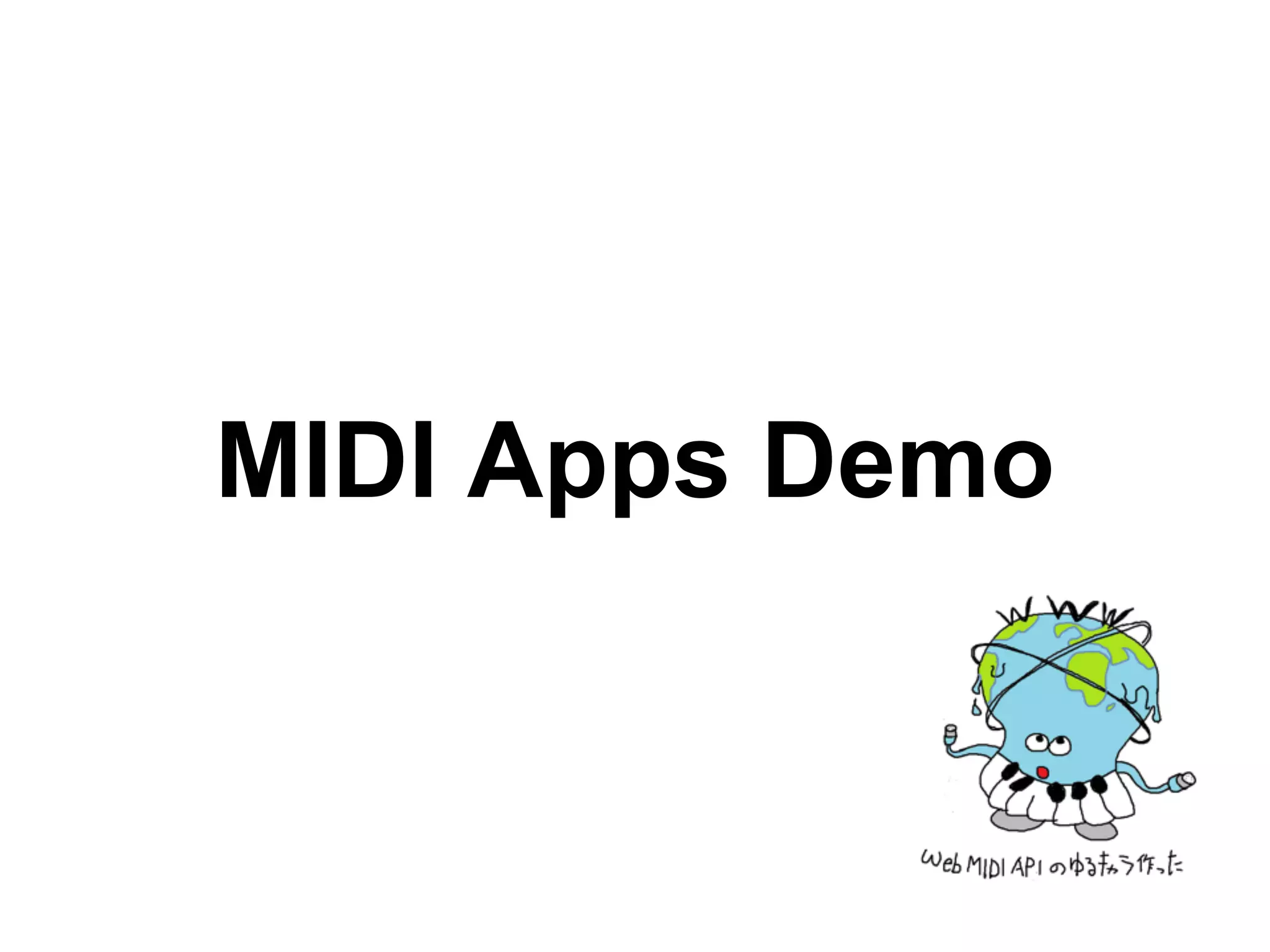 MIDI Apps Demo

 