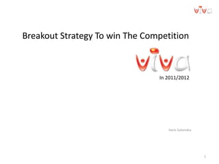 1
Haris Suhendra
Breakout Strategy To win The Competition
In 2011/2012
 