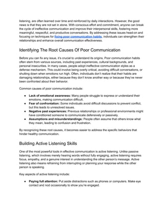 Fixing Problems Communication Process Example Break the Cycle_ Fixing Poor Communication Habits for Good.pdf