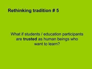 Method A
Reproduce knowledge at exams
at the end of the year
Working
intensity
Time
Method B
Create continuously, for example by
using digital technologies.
 