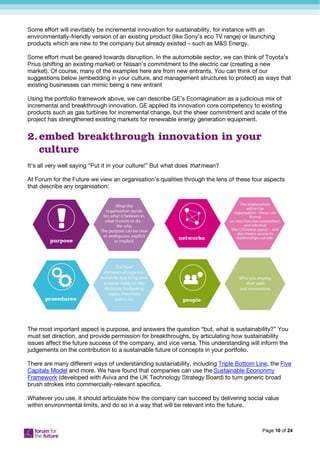 Breakthrough Innovation | PDF